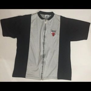 Dynasty Chicago Bulls Zip Up Shirt - Size: Large